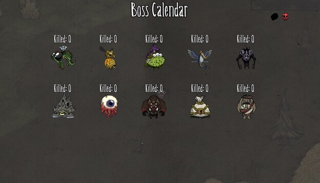 Steam Workshop::Boss Calendar (Terraria Boss and Nightmare Werepig)